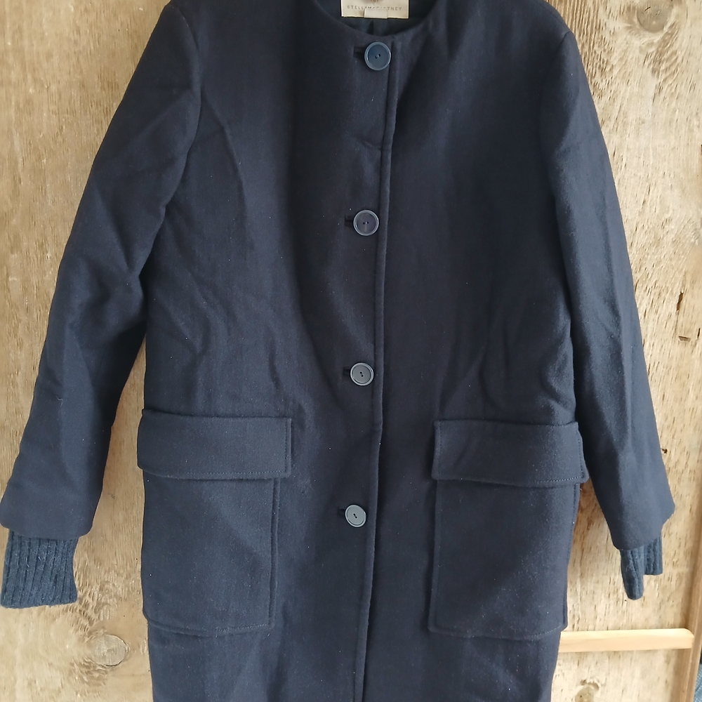 Stella McCartney Dark Blue Pea Coat
